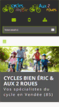 Mobile Screenshot of cycles-bien-eric.com